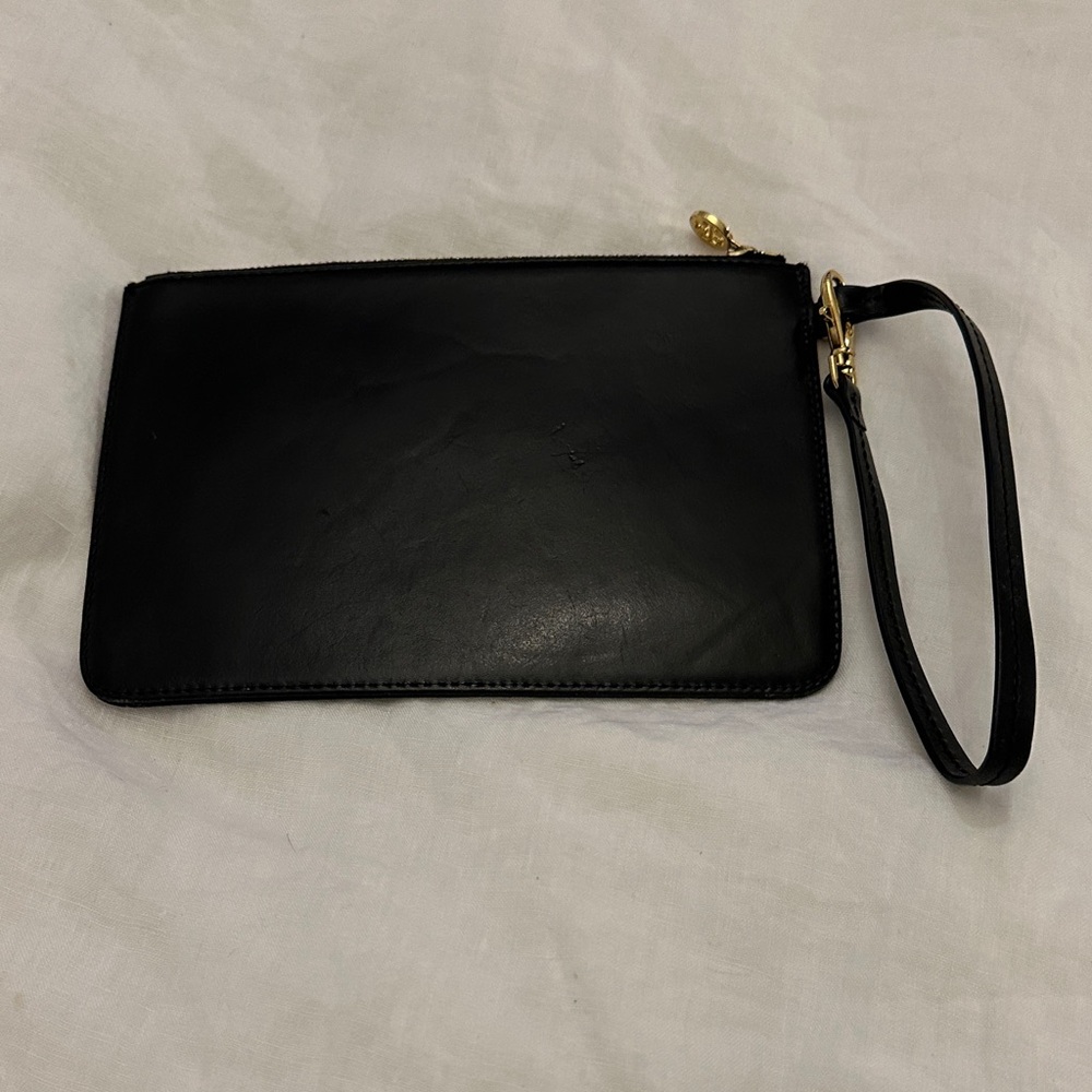 Tory Burch Black Wristlet Clutch